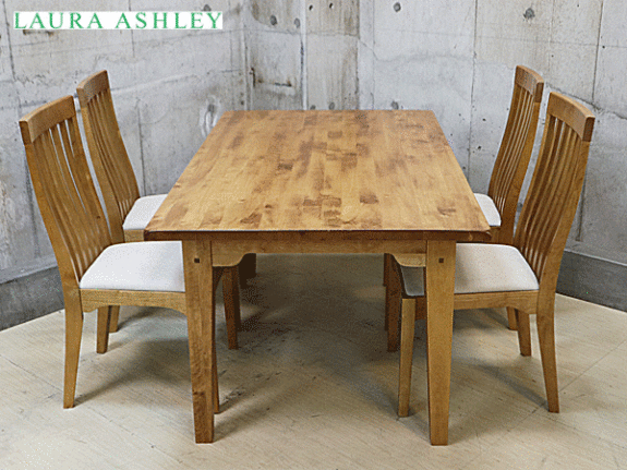 LAURA ASHLEY】ローラアシュレイ GARRAT ギャラット ダイニング