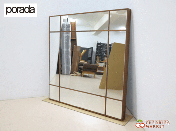 porada】ポラダ ACTUS アクタス FOUR SEASONS QUADRATO MIRROR