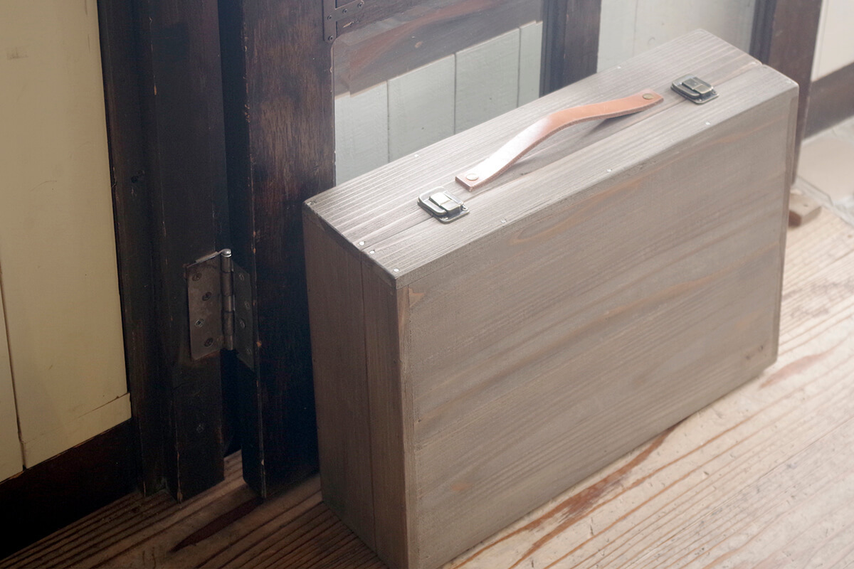 ディスプレイトランクボックス｜アンティーク調木製什器・陳列棚｜通販