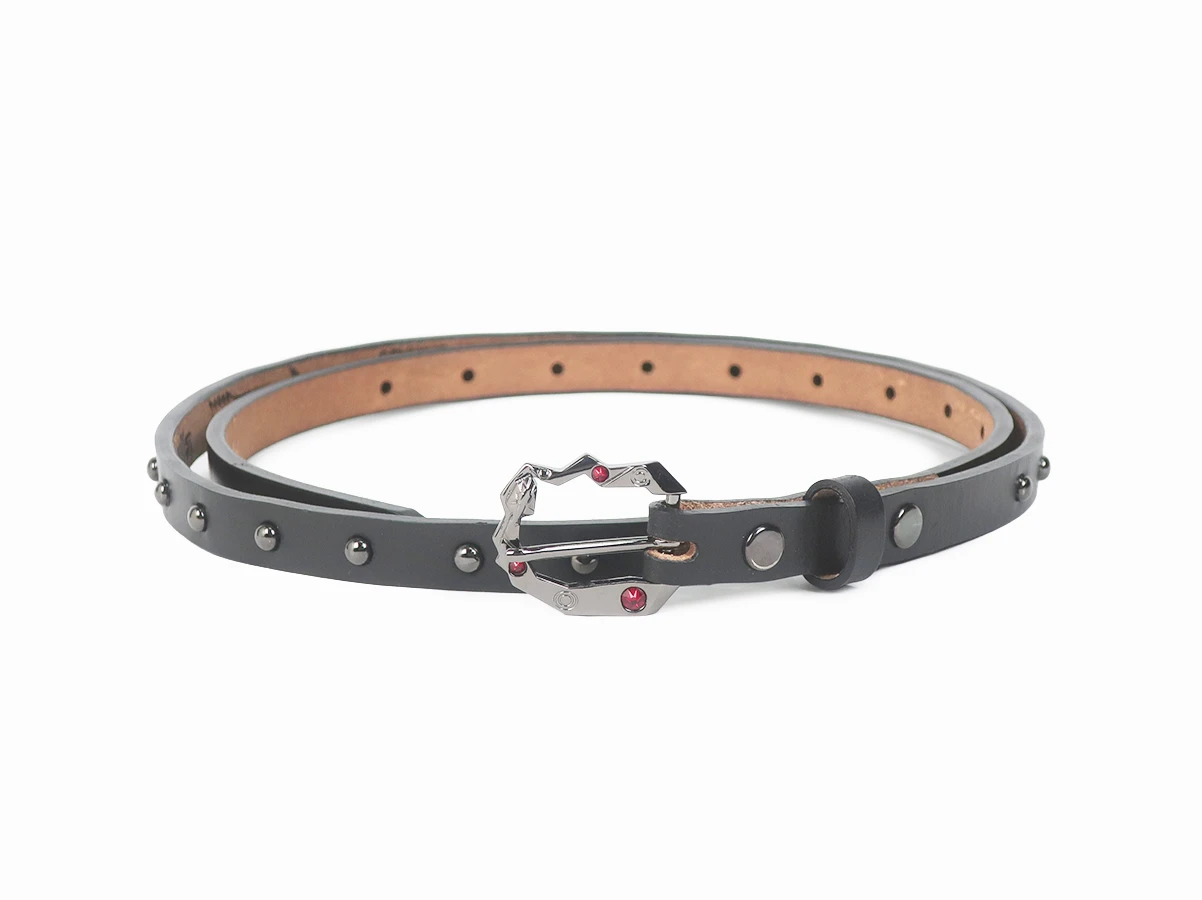 WACKO MARIA ワコマリア】WOLF'S HEAD / LEATHER BELT ( TYPE-1 ) 公式