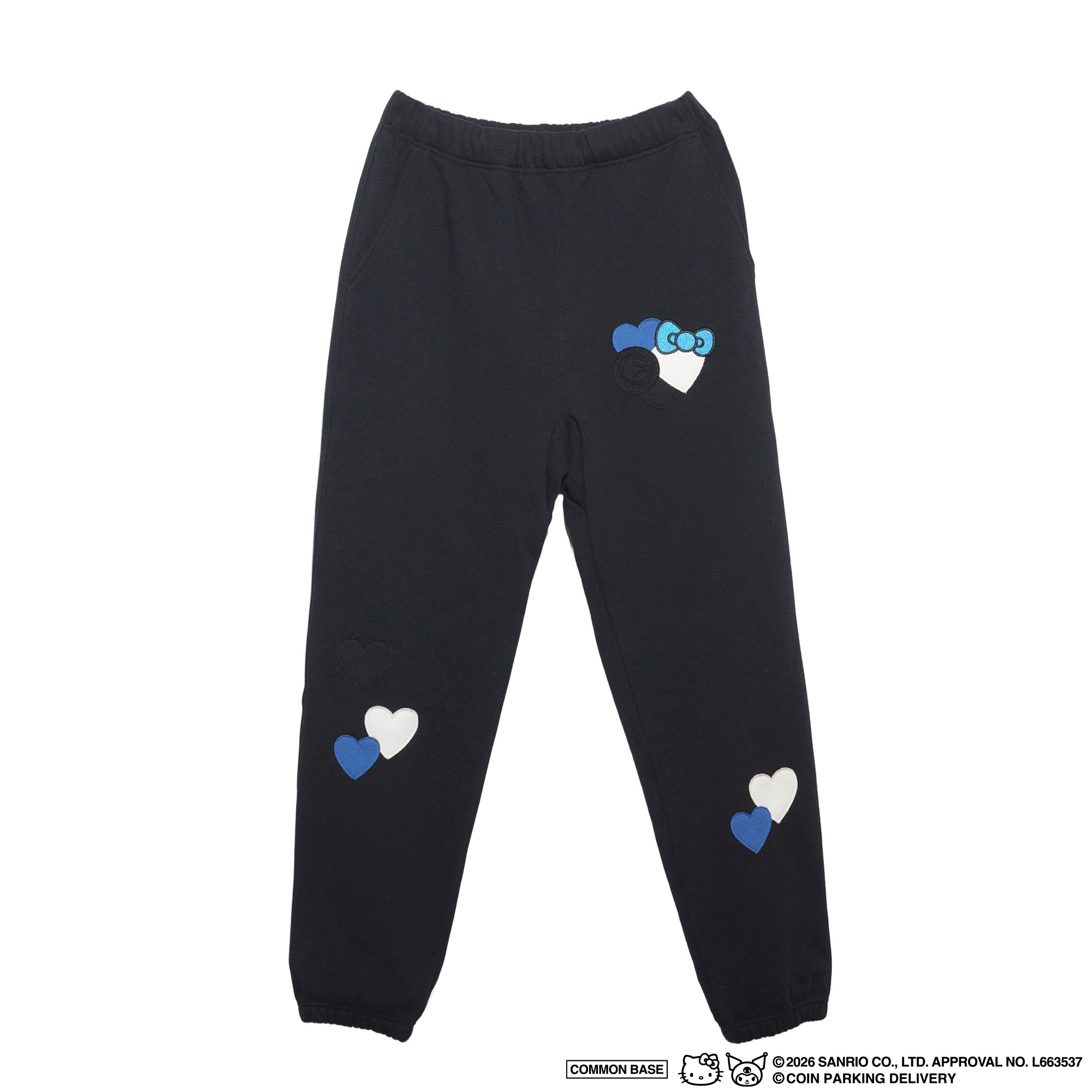 COIN PARKING DELIVERY × SANRIO CHARACTERS PACTHWORK SWEAT PANTS