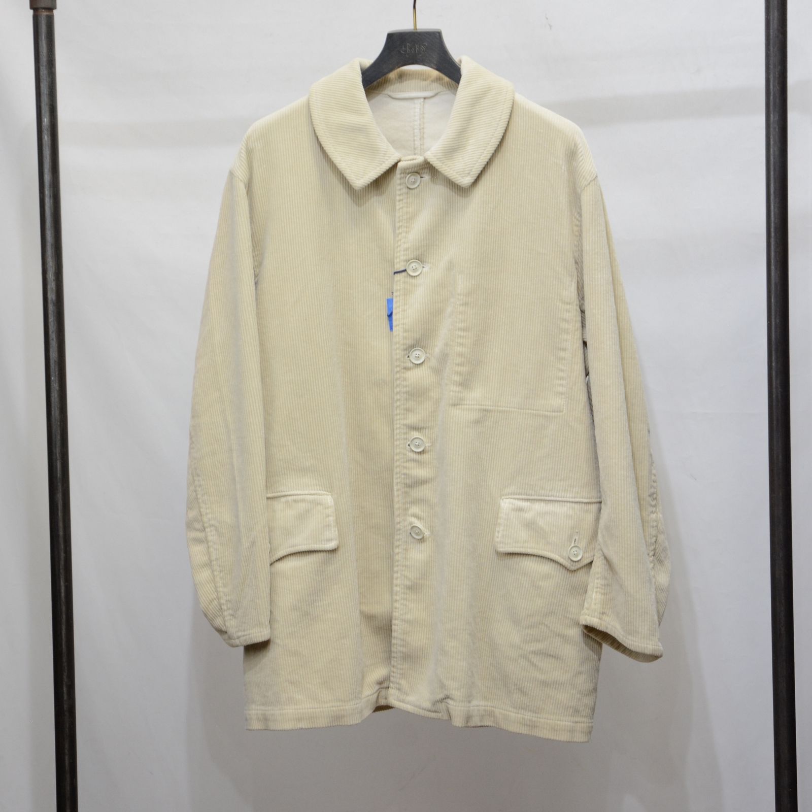 Porter Classic - CORDUROY FRENCH JACKET (OFF WHITE) コーデュロイ