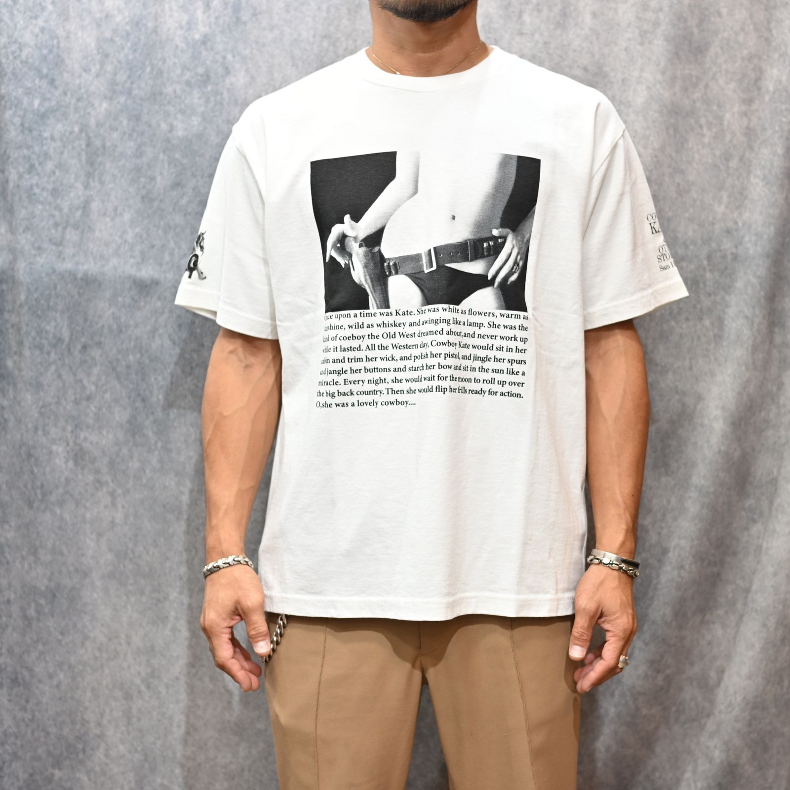 MINEDENIM - Sam Haskins×Stie-lo “holster Tee （WHT）｜サム