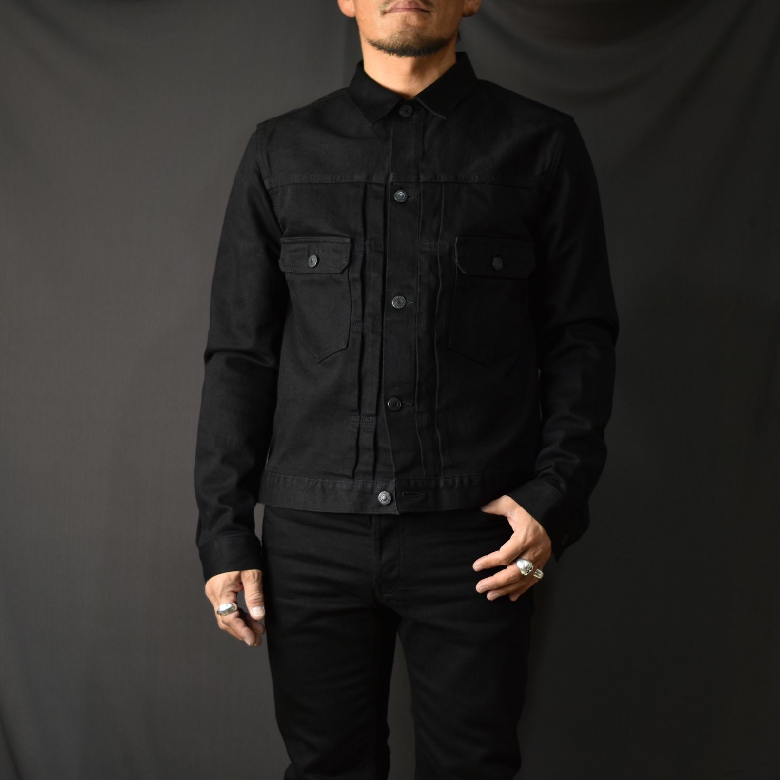 MINEDENIM - [STANDARD] 803 TF-GJKT OWS （BLACK） / デニム