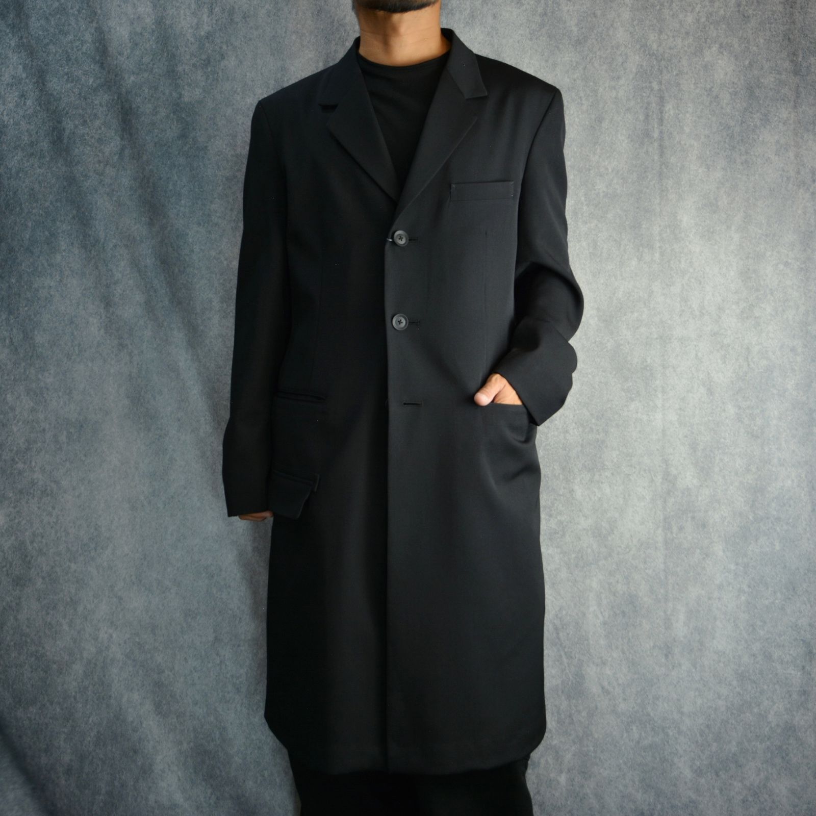 yohji yamamoto - U-3BS ノッチロング ジャケット （BLACK） / ロング