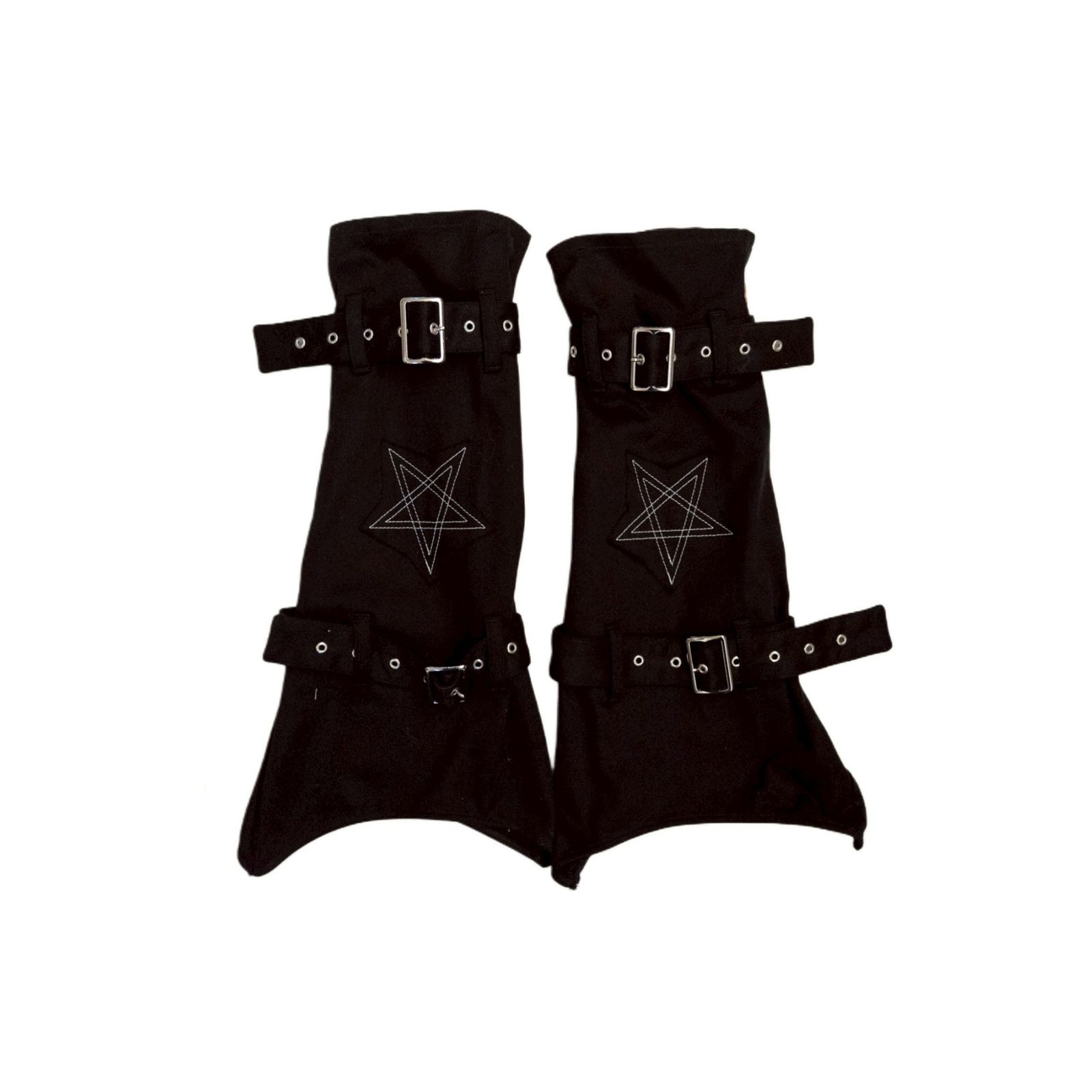 el conductorH - COTTON BELTED LEG WARMER 'PENTAGRAM (BK)｜レッグ