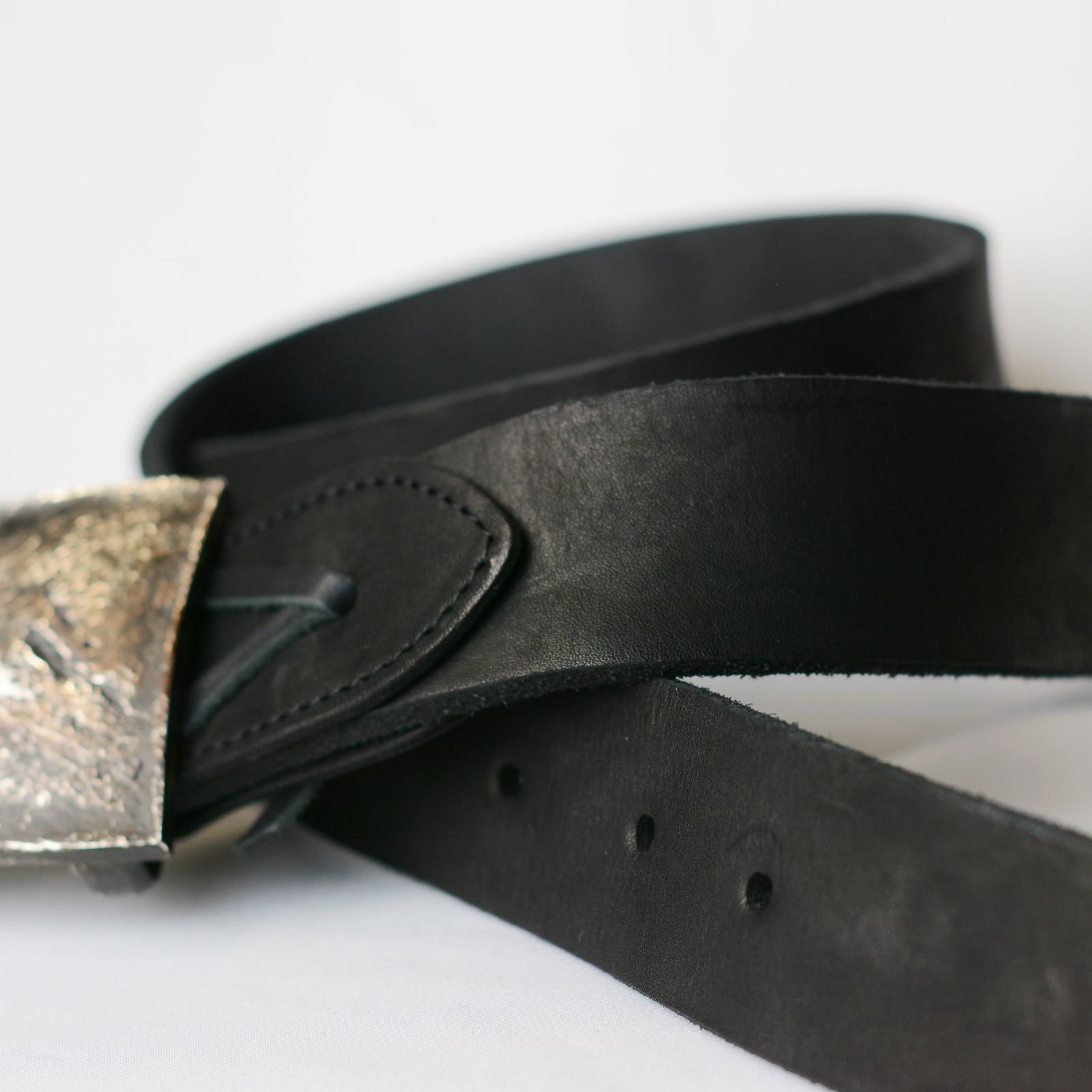 ISAMU KATAYAMA BACKLASH - × JUNUEZONO 40MM BUCKLE BELT （シルバー