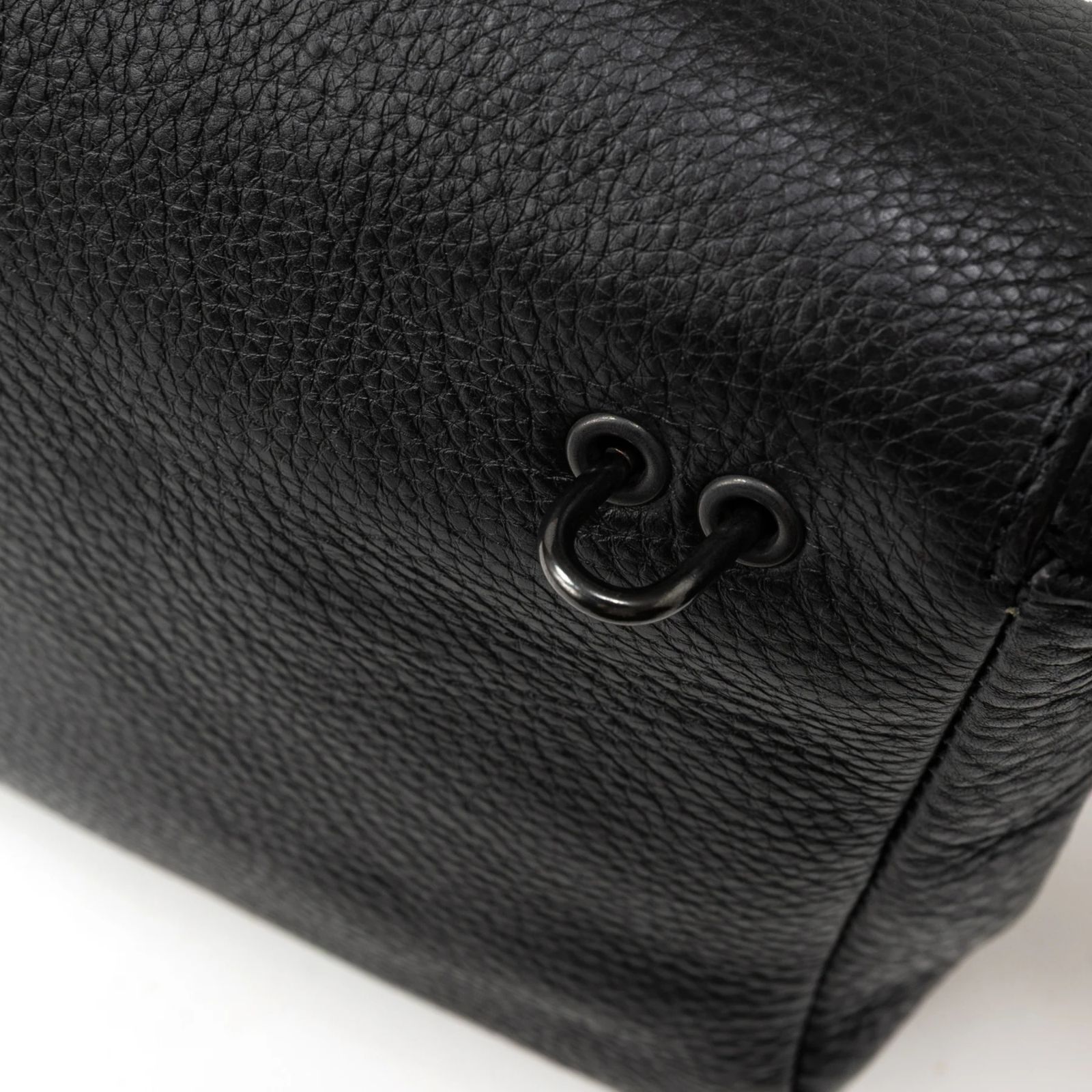 CALEE - STUDS LEATHER SHOULDER POUCH BAG (BLACK)｜スタッズ レザー