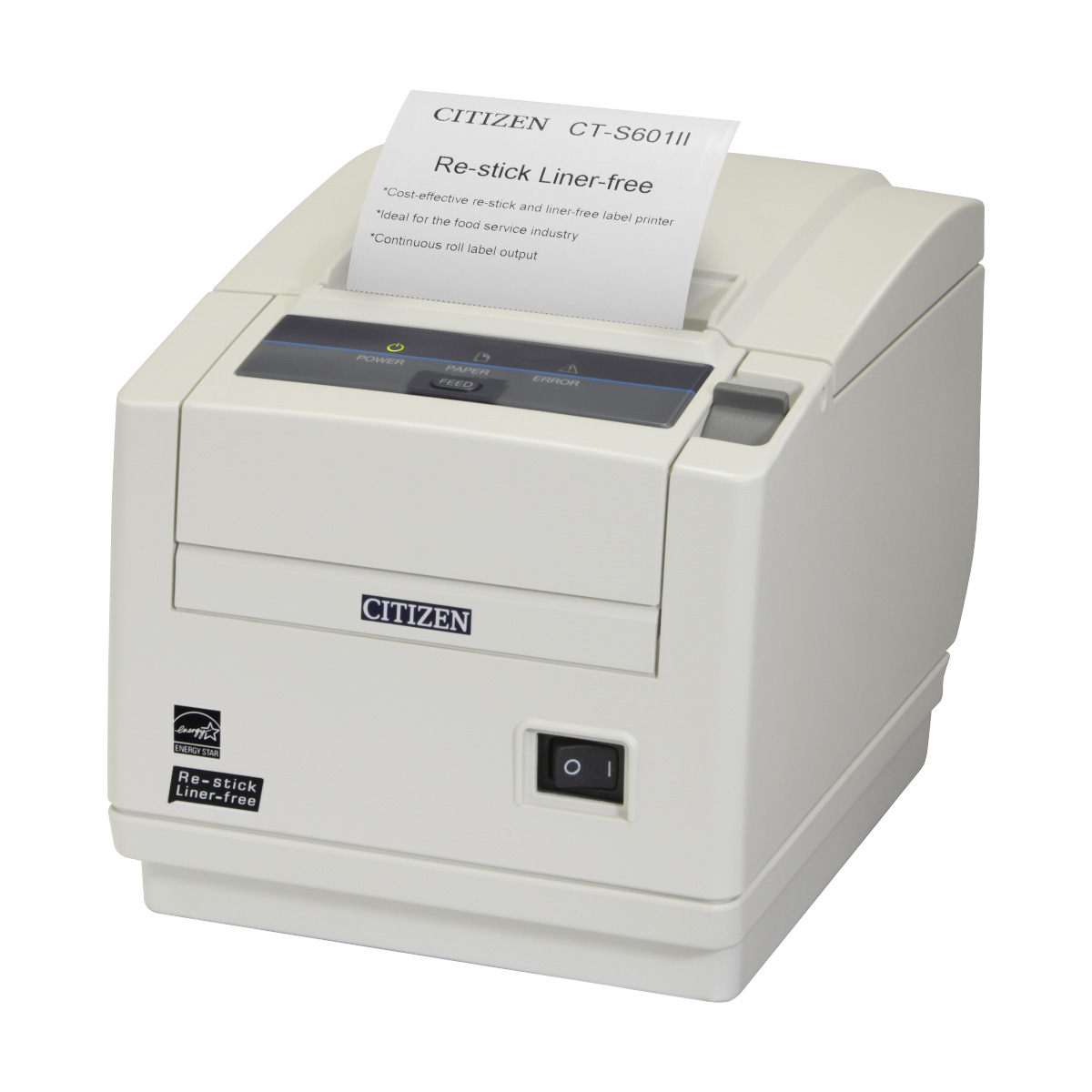 CT-S601Ⅱ Re-stick Liner-free | シチズン・システムズ株式会社