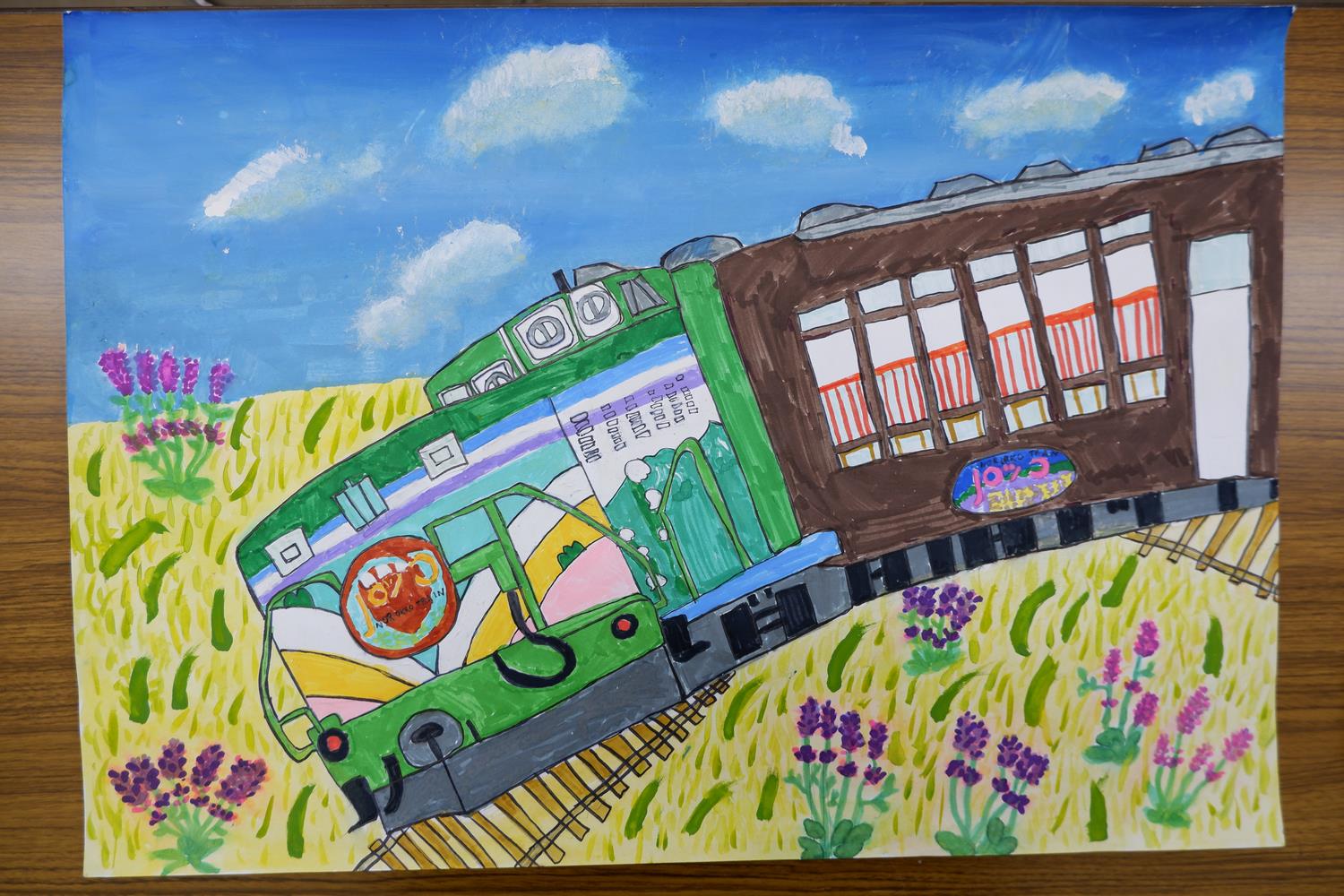 JR富良野線 鉄道絵画コンクール ＊受賞作品が決定しました | 旭川市