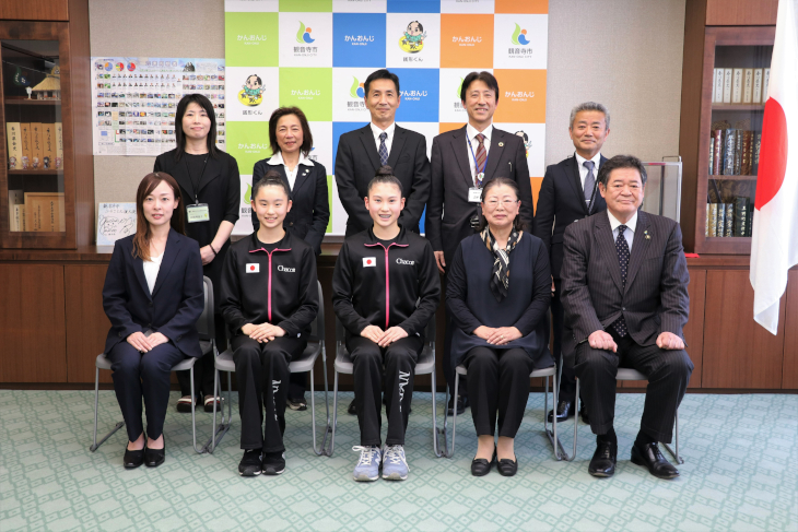 三好さん、眞鍋さん、新体操ジュニア日本代表に！ - まちのニュース