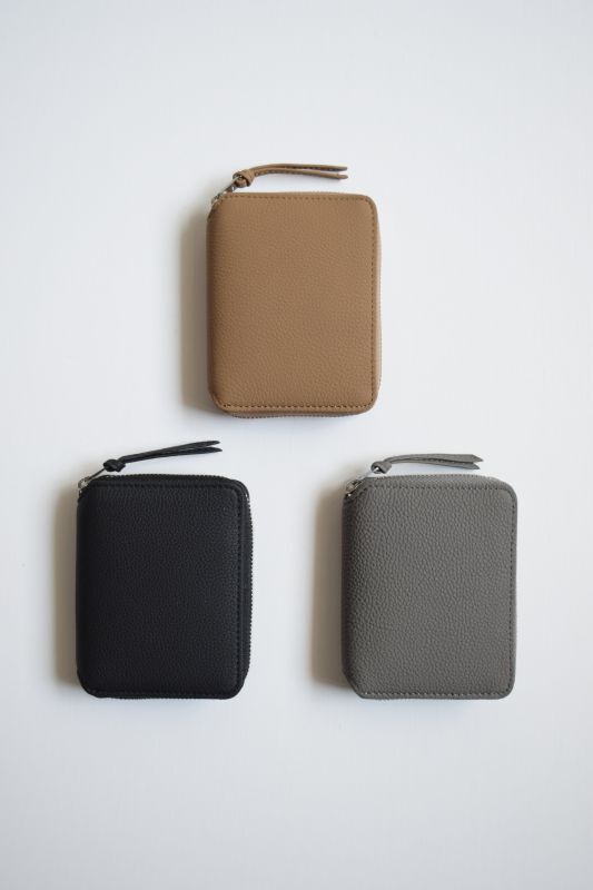 ERA. (イーラ) BUBBLE CALF ROUND PALM WALLET [3-colors]