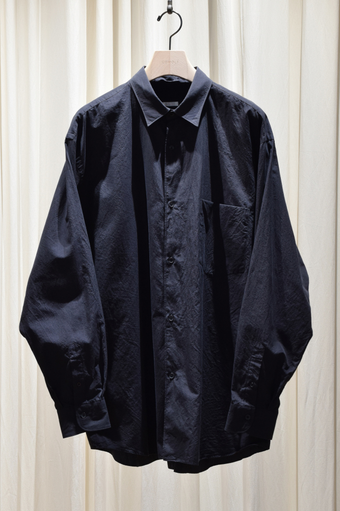 COMOLI (コモリ) コモリシャツ [NAVY]