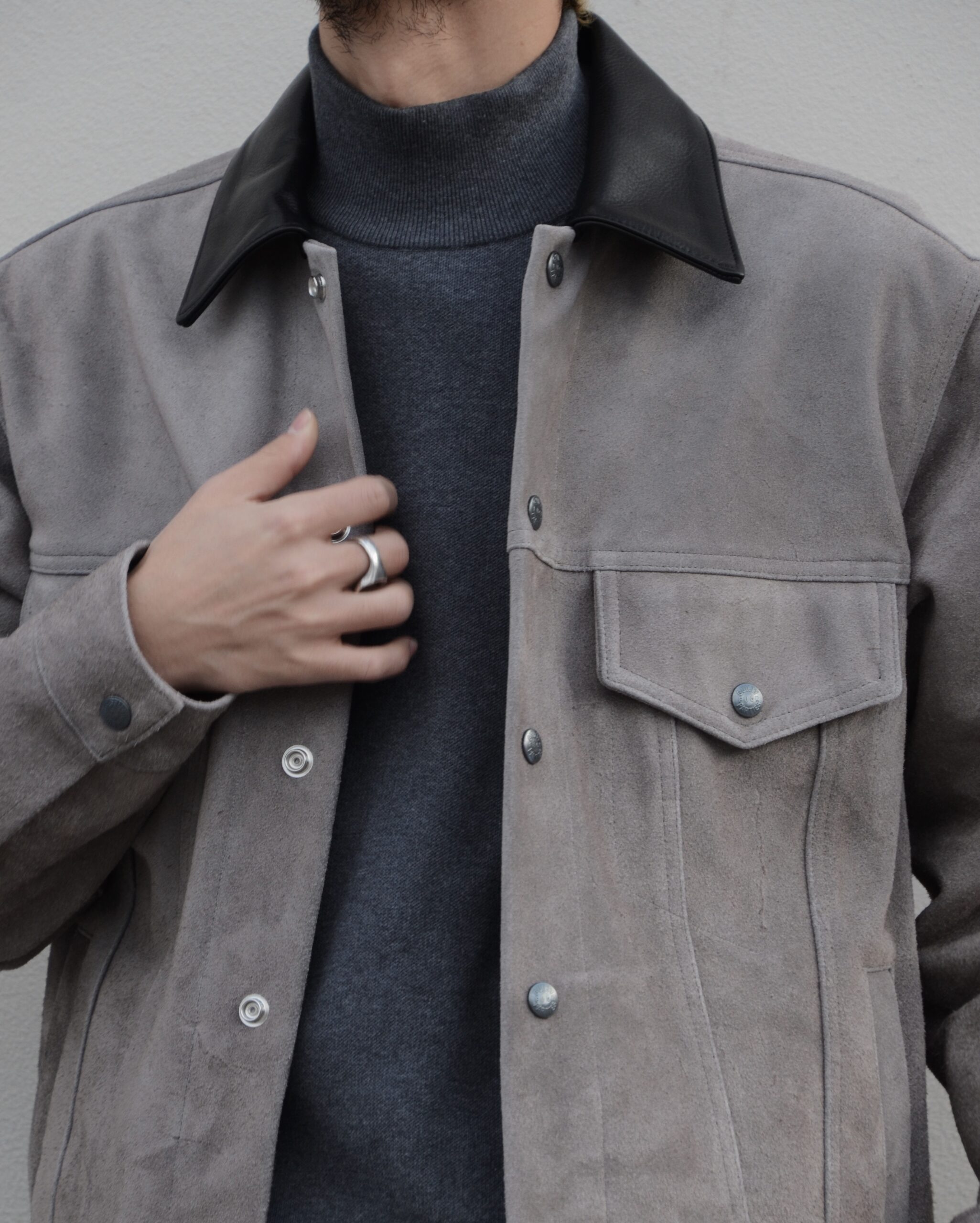 WACKO MARIA】ワコマリアのスエードレザートラッカージャケット