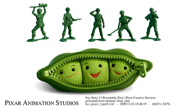 トイ・ストーリー】アーミーメン お豆三兄弟 クリスマスオーナメント