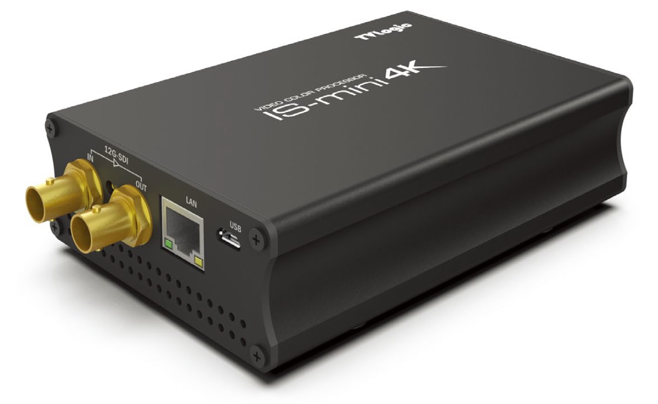 TVLogicがIS-mini 4Kビデオカラープロセッサーを発表 － リアルタイム