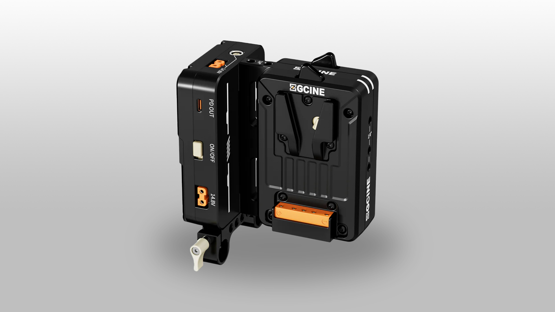 ZGCINE VM-HS2ホットスワップシャークフィン・デュアルマイクロV