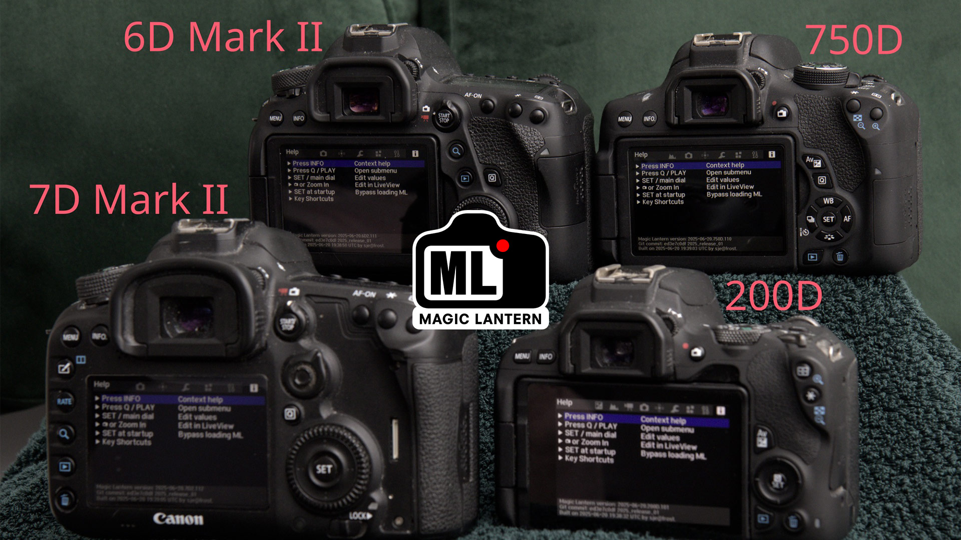 Magic Lanternが、EOS 200D、6D Mark II、7D Mark IIなどの新しい