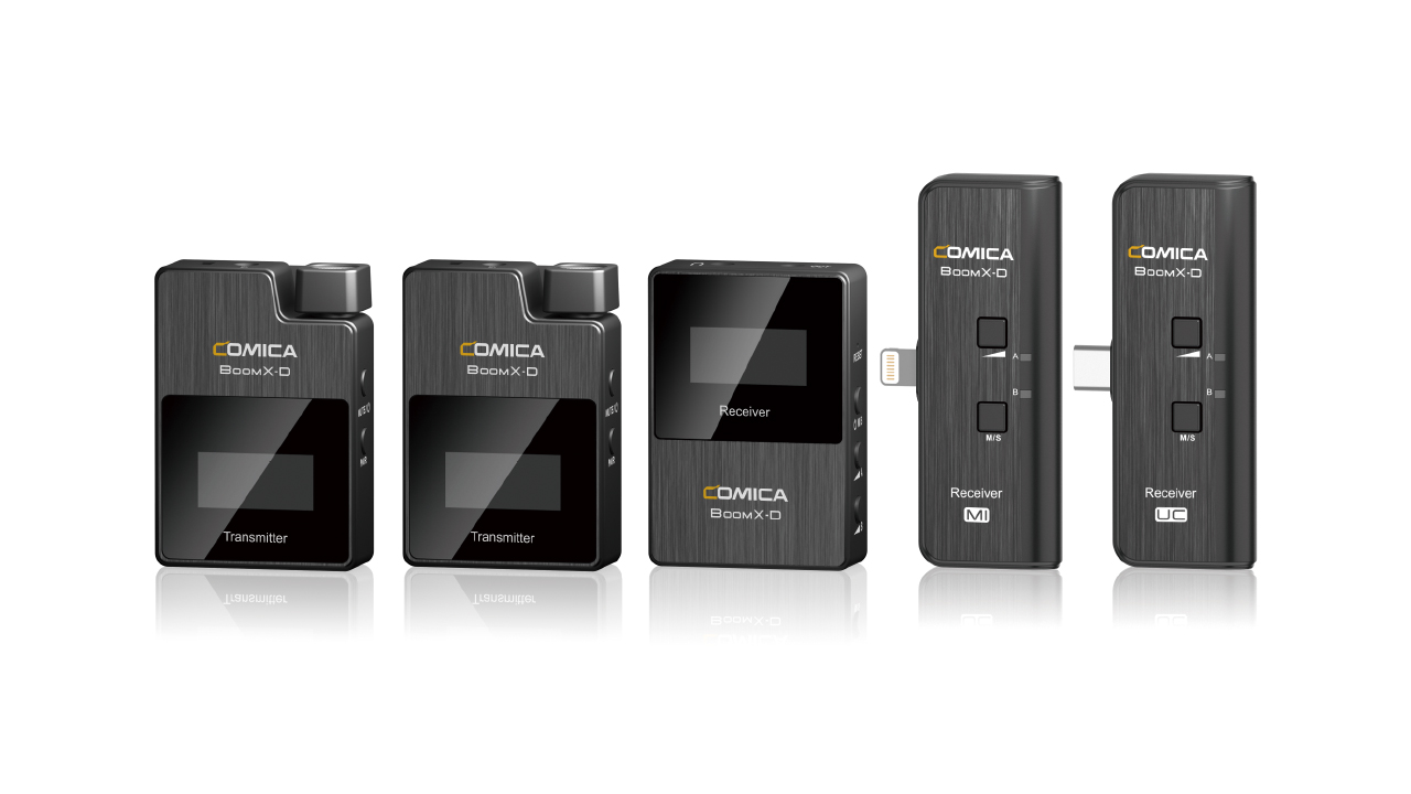 ComicaがBoomX-Dを発売 － 2.4 GHzのスマートフォン用ワイヤレスマイク