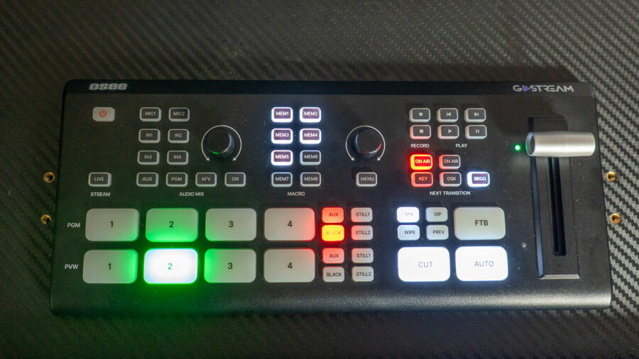 OSEEがGoStream Deckを発表 - ポータブル4入力ビデオスイッチャー