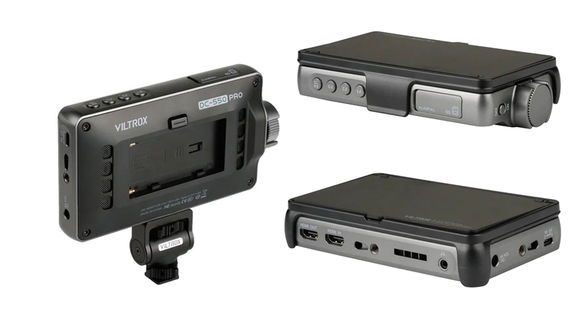Viltrox が5.5型1200nitsのオンカメラモニター「Viltrox DC-550」を