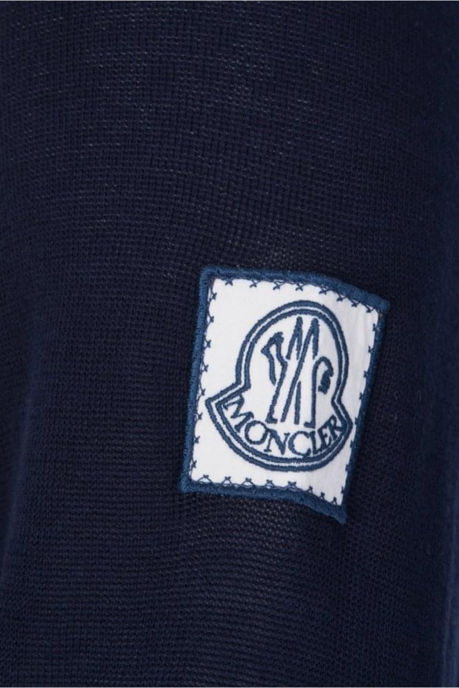 Moncler Gamme Bleu Knitted Jumper Navy