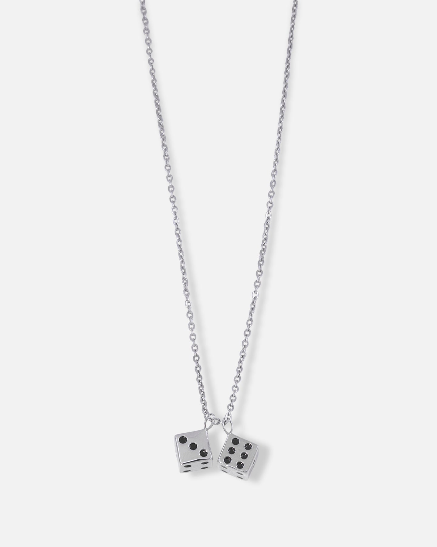 Saint Morta Dice Pendant Chain White Gold | Culture Kings