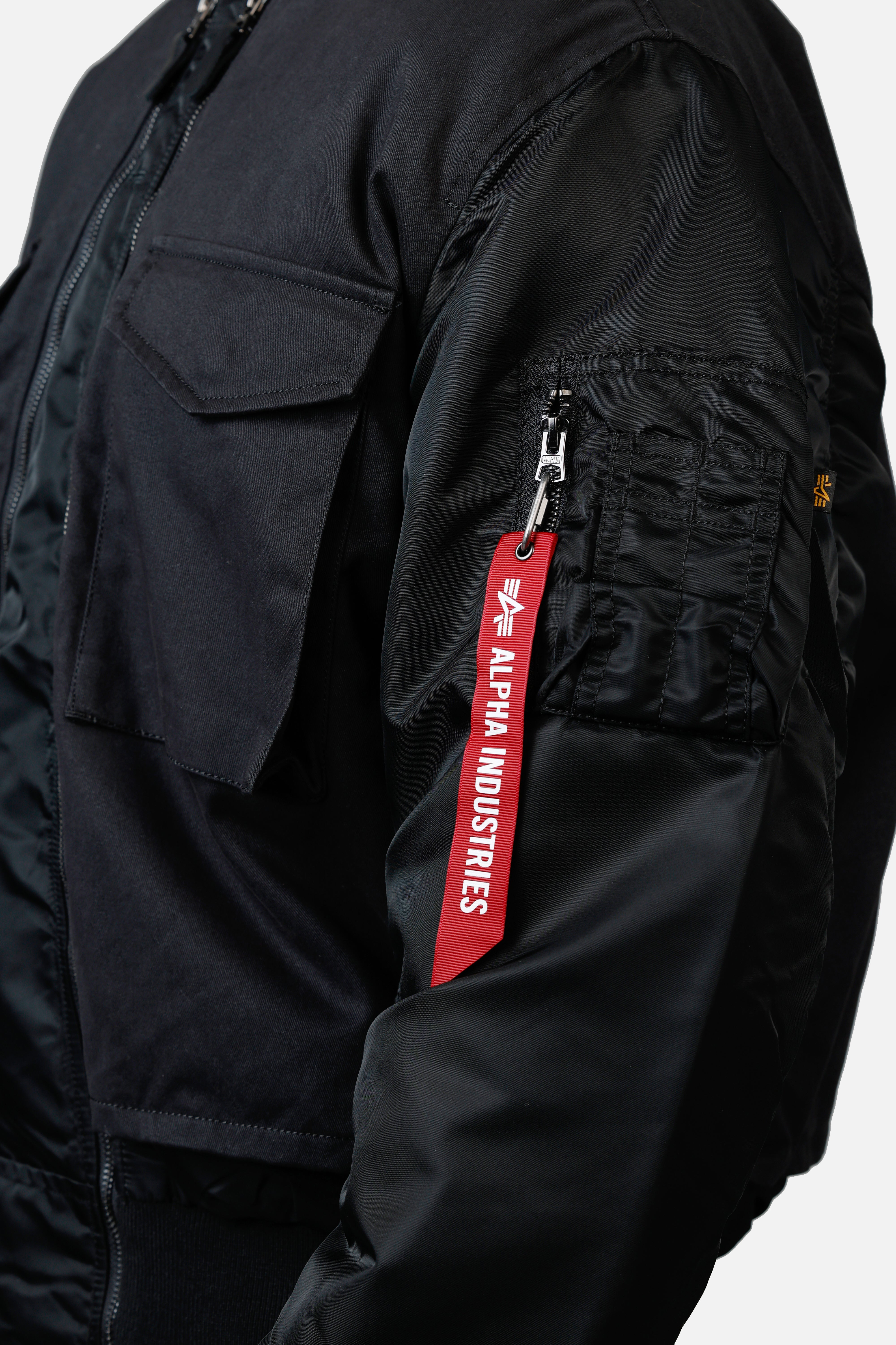 Alpha Industries MA-1 Mixed Cotton Jacket Black | Culture Kings US