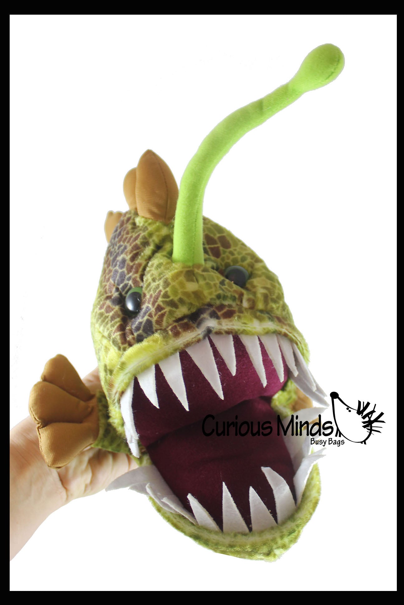 Plush Anglerfish Stuffed Animal Toy - Plushie Stuffie Ocean Angler