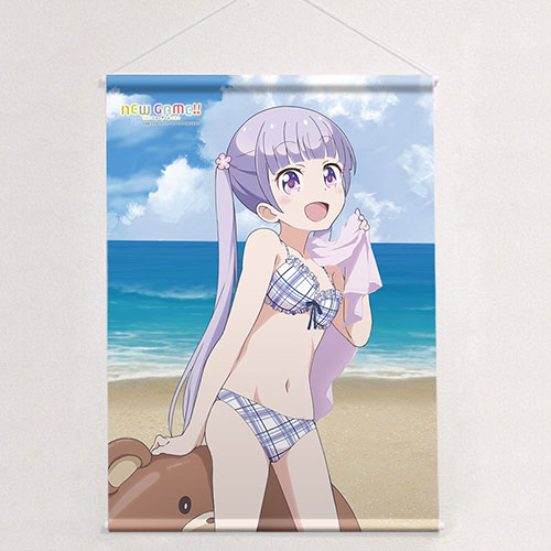 NEW GAME!!]描き下ろしB2タペストリー（涼風 青葉／水着）