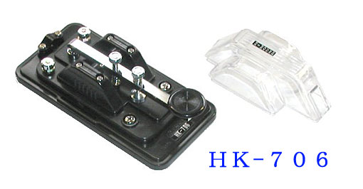 関連機器 ＞ 電鍵・スクイズキー ＞ 縦振り電鍵ハイモンドHK-706