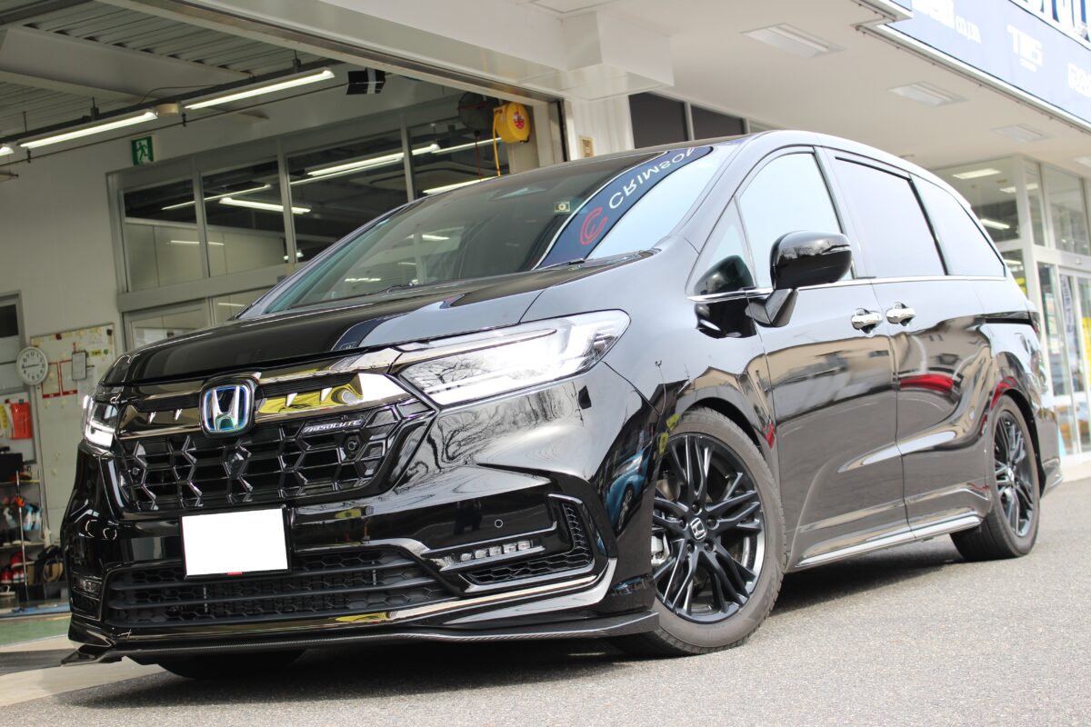 新型オデッセイRC5型ブラックエディションを大人気車高調 TEIN FLEX Z