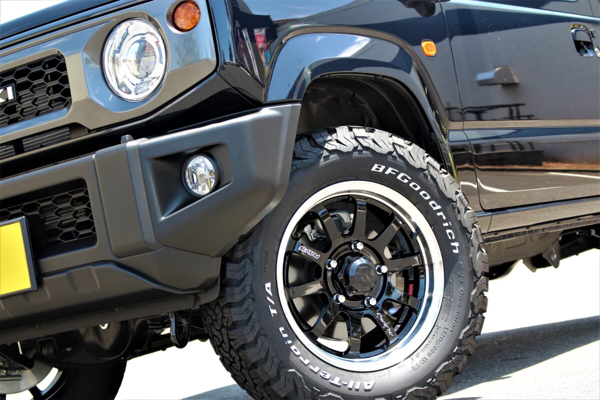 スズキ ジムニーに鍛造ホイール！RAYS A LAP J 16インチ装着