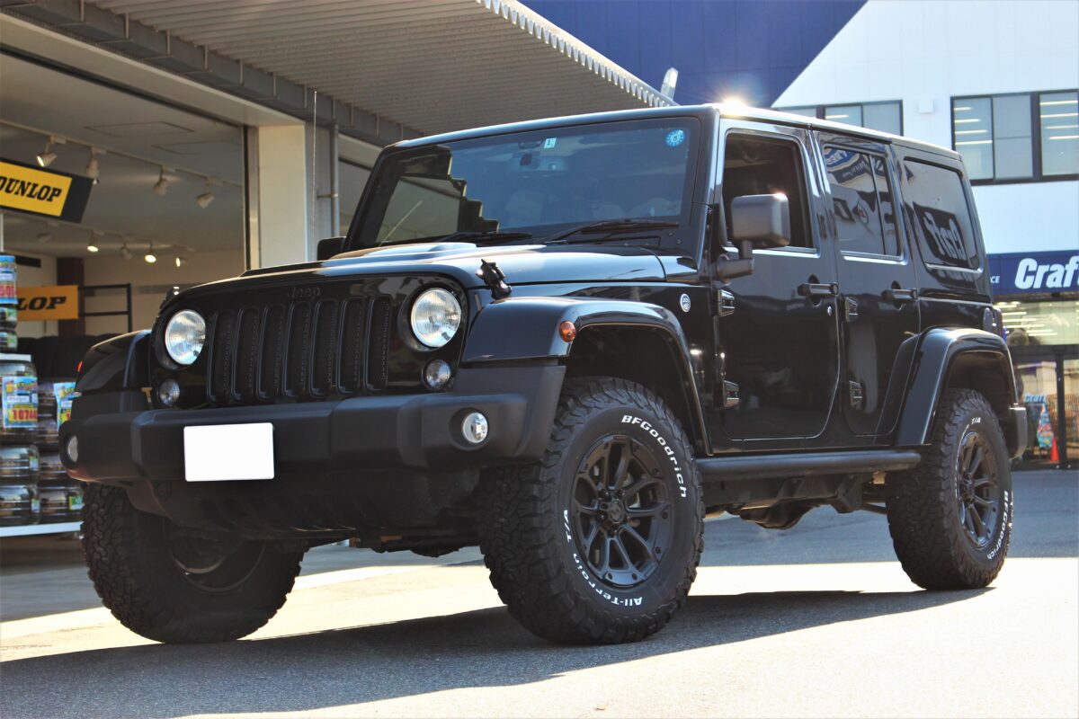 JKラングラーに ジェップセンMJCR#216！17インチ 背面セット含む5本