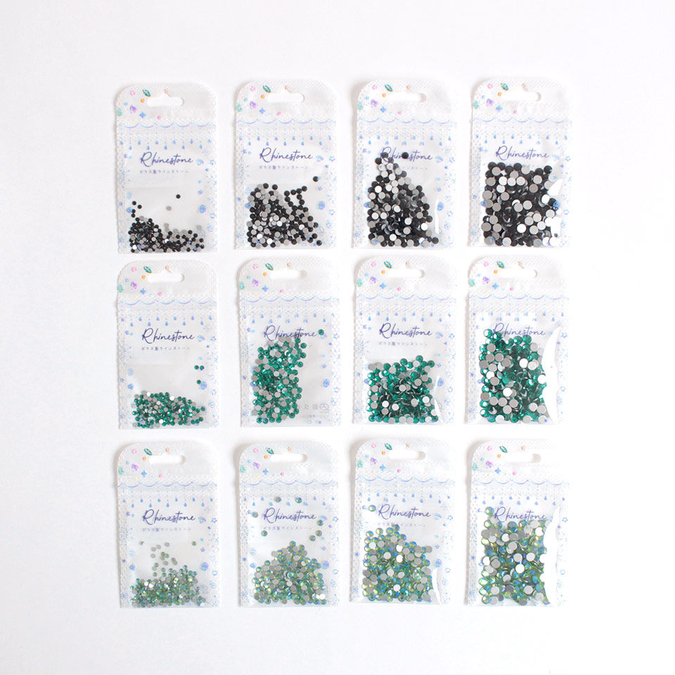 ガラス製ラインストーン｜手芸専門店クラフトハートトーカイの