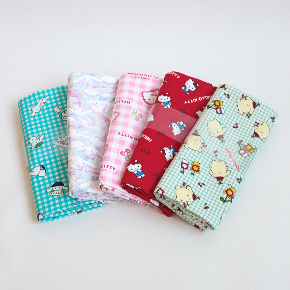 サンリオキャラクターズ オックス生地 1mカット ハローキティ