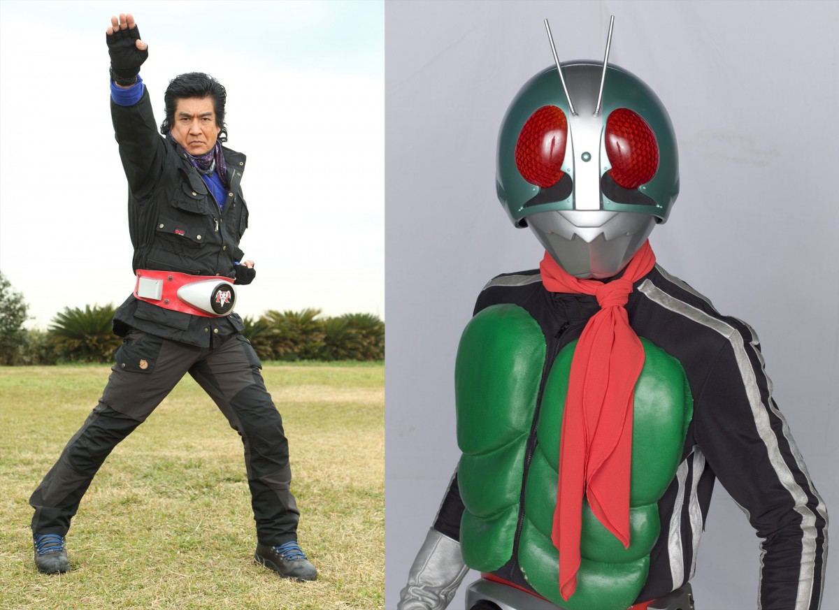藤岡弘、38年ぶりに仮面ライダー1号に変身 伝説の男・本郷猛が復活