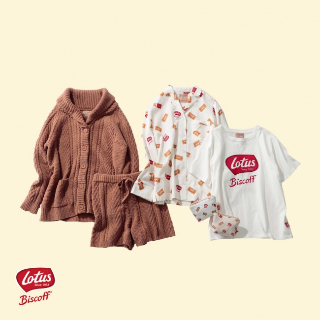 ジェラピケが有名ビスケットとコラボ！ ルームウェアからポーチまで