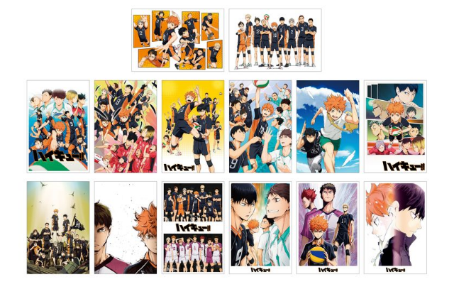 ハイキュー!!TVアニメ放送5周年記念フレーム切手セット発売決定