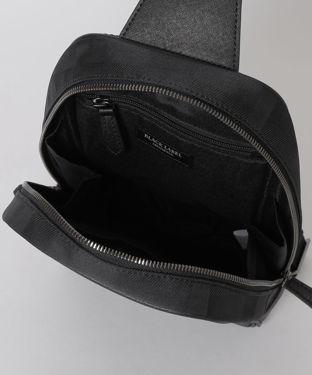 シャドークレストブリッジチェックボディバッグ（バッグ）｜BLACK