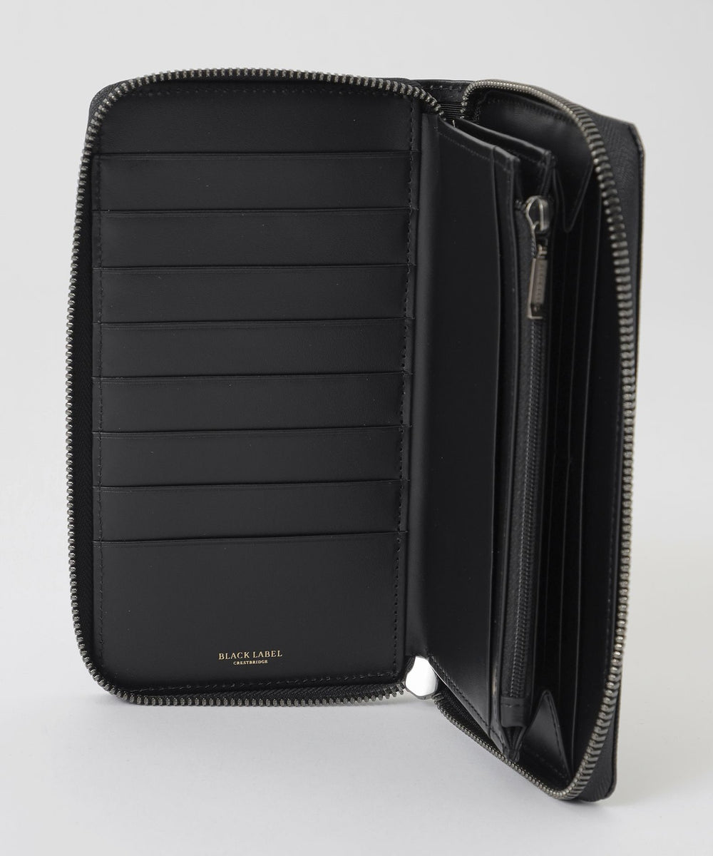 エンボスチェックラウンドジップウォレット（ウォレット/ケース