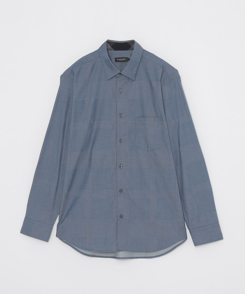 シャドークレストブリッジチェックシャツ（カジュアルシャツ）｜BLACK