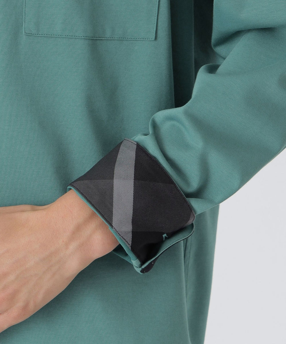 マーセライズプレーティングシャツ（カジュアルシャツ）｜BLACK LABEL