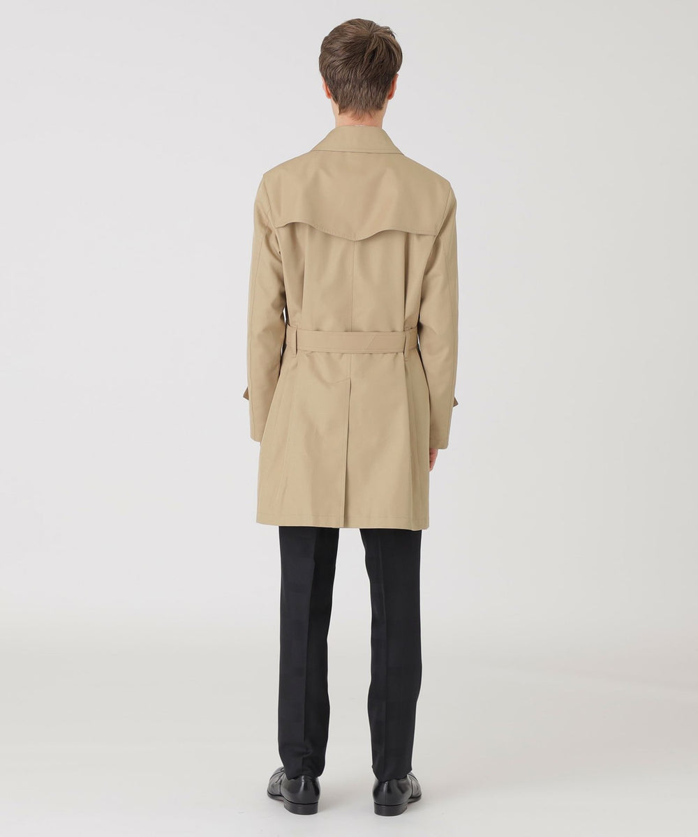 一部店舗限定】ギャバジンダブルトレンチコート（コート）｜BLACK