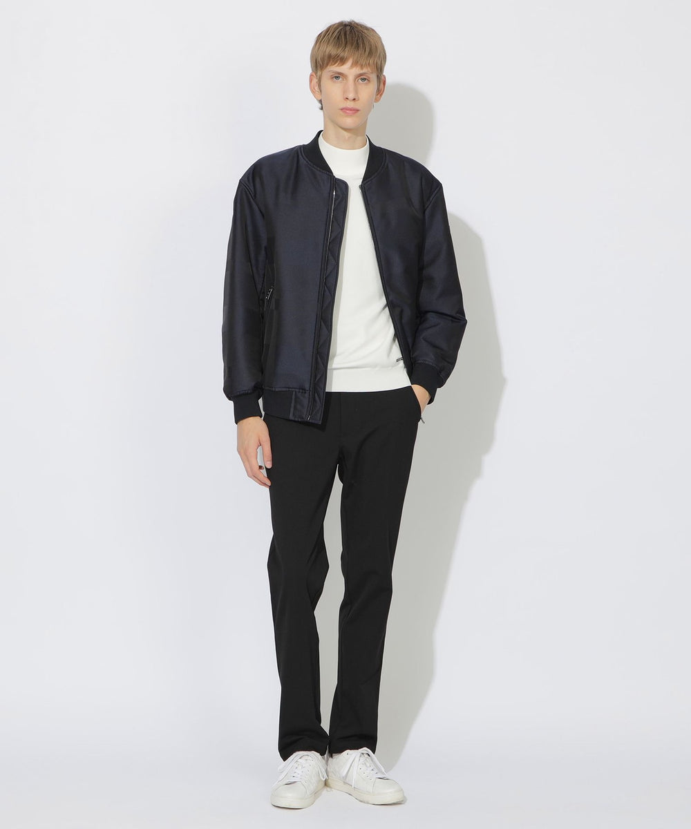 WEB限定】シャドーチェックパデッドMA-1（ブルゾン）｜BLACK LABEL