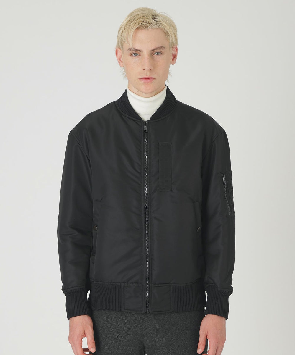 パデッドMA-1フライトジャケット（ブルゾン）｜BLACK LABEL