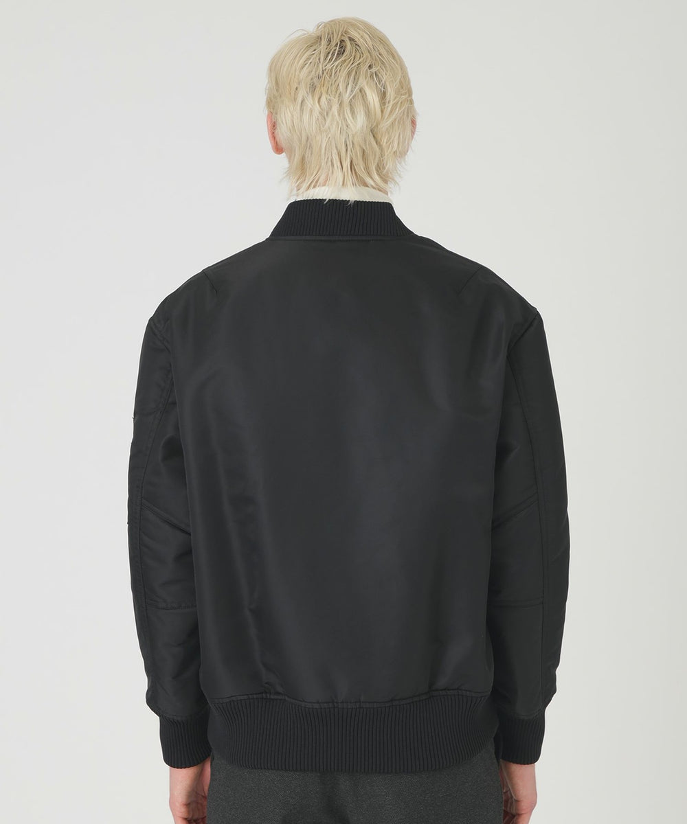 パデッドMA-1フライトジャケット（ブルゾン）｜BLACK LABEL