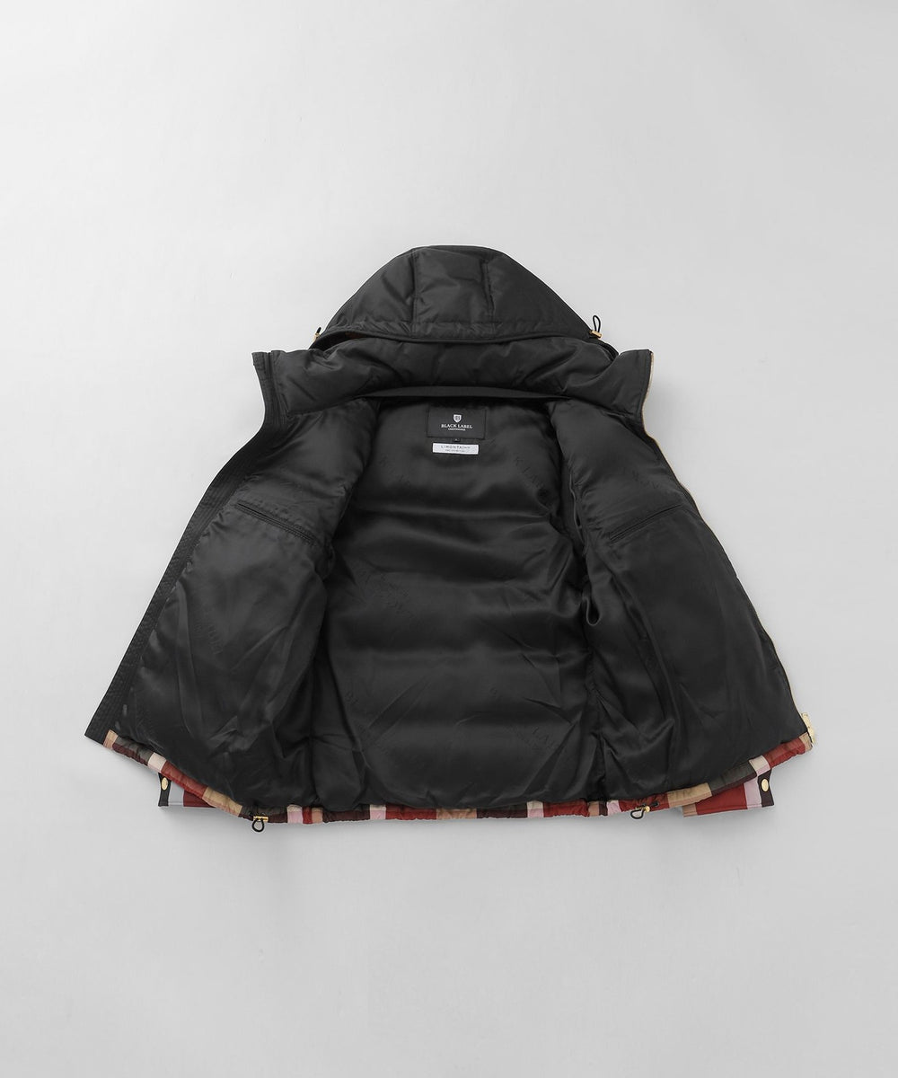 10th ANNIVERSARY】LIMONTAナイロンクレストブリッジチェックダウン