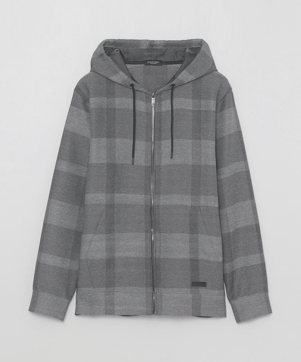 シャドークレストブリッジチェックカラミパーカー（カットソー