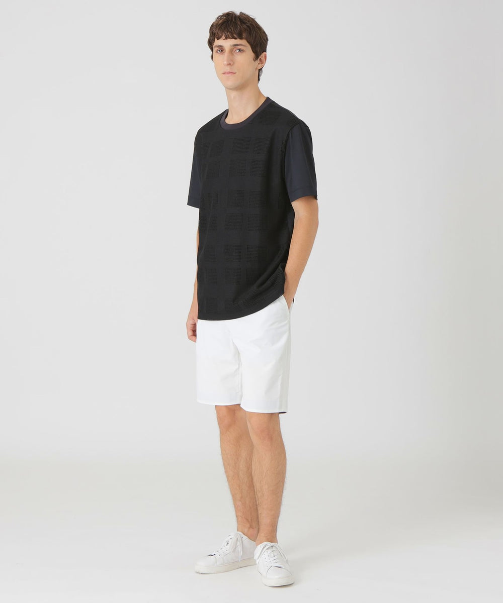シアーチェックコンビTシャツ（カットソー）｜BLACK LABEL CRESTBRIDGE